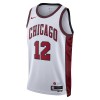 Chicago Bulls Ayo Dosunmu 12 Nike 2022-23 City Edition Valkoinen Miesten Pelipaidat Swingman
